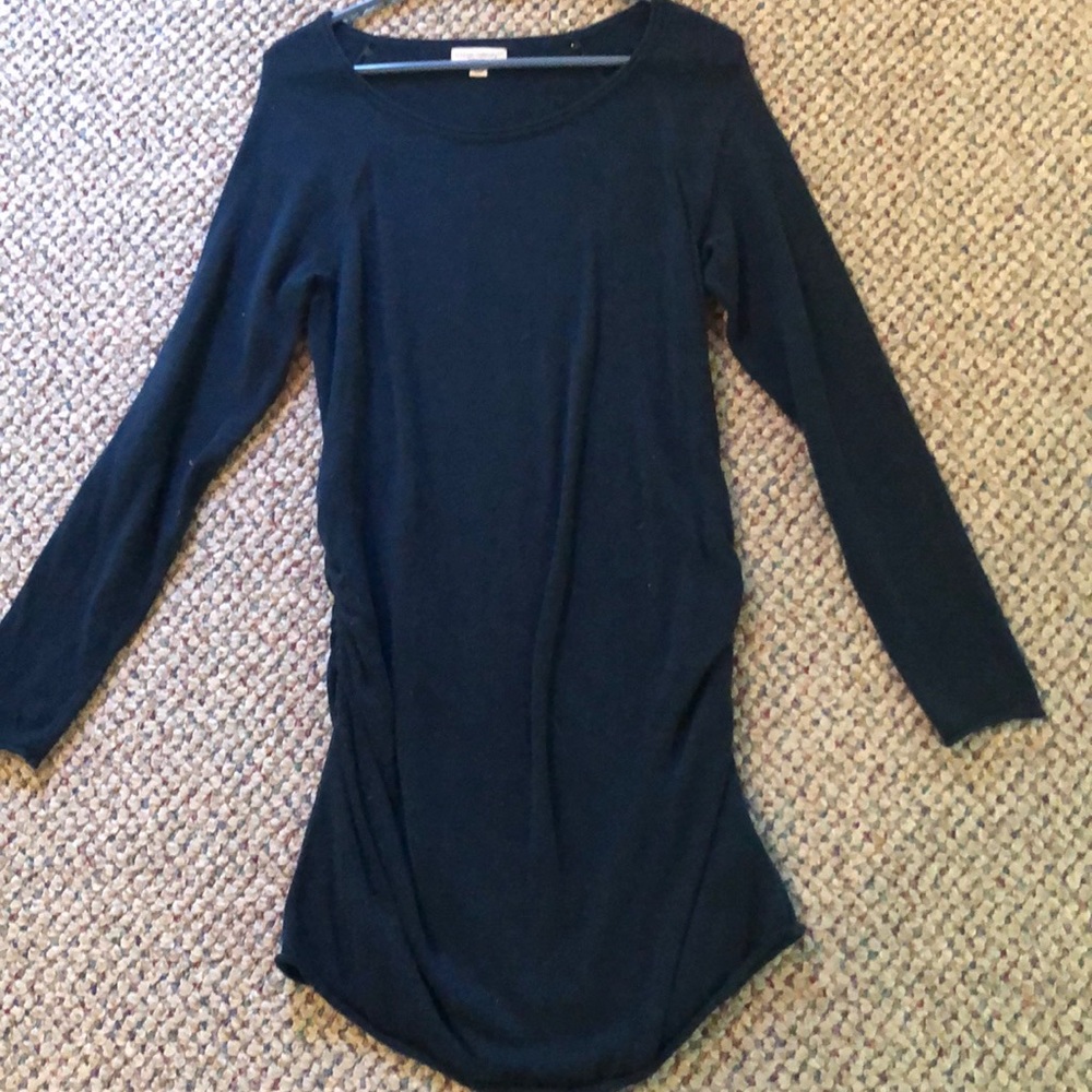Maternity sweater dress